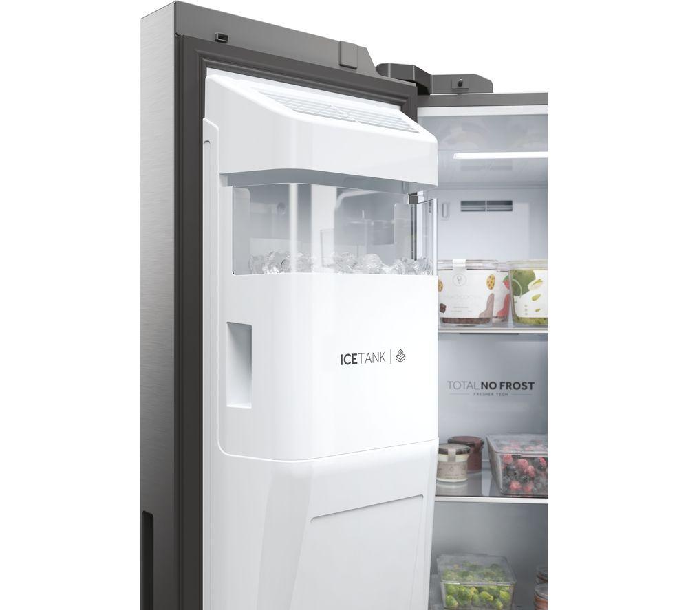 Frigorífico Combi Inteligente de Estilo Americano HAIER HSW79F18CIMM - Inox Platino