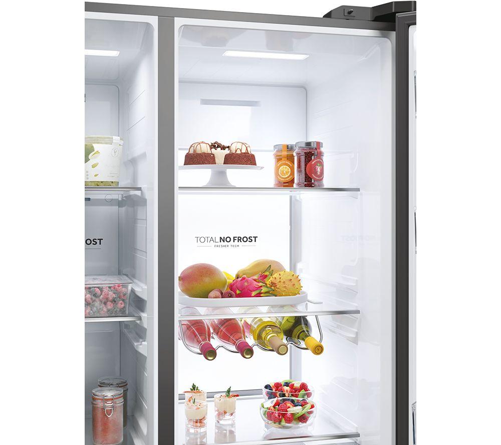 Frigorífico Combi Inteligente de Estilo Americano HAIER HSW79F18CIMM - Inox Platino