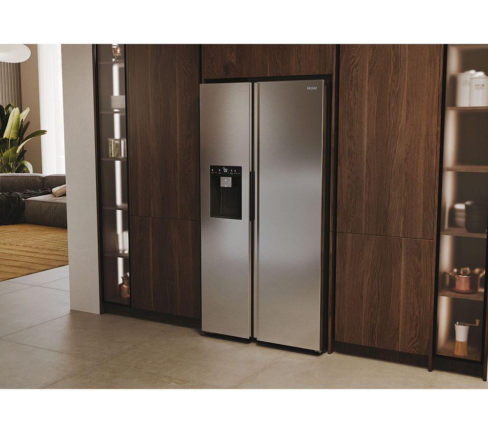 Frigorífico Combi Inteligente de Estilo Americano HAIER HSW79F18CIMM - Inox Platino
