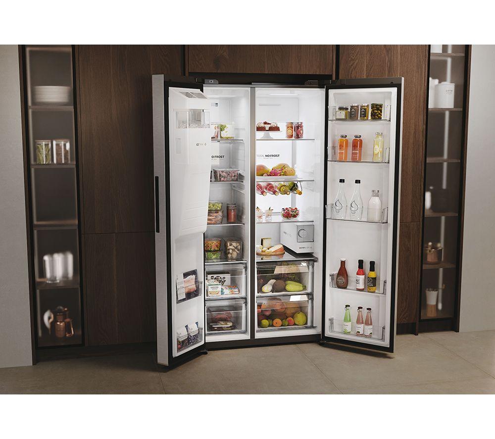 Frigorífico Combi Inteligente de Estilo Americano HAIER HSW79F18CIMM - Inox Platino
