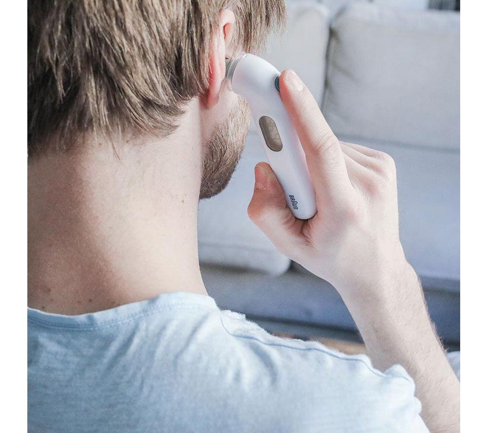 BRAUN ThermoScan 3 IRT 3030 Ear Thermometer - White and Green