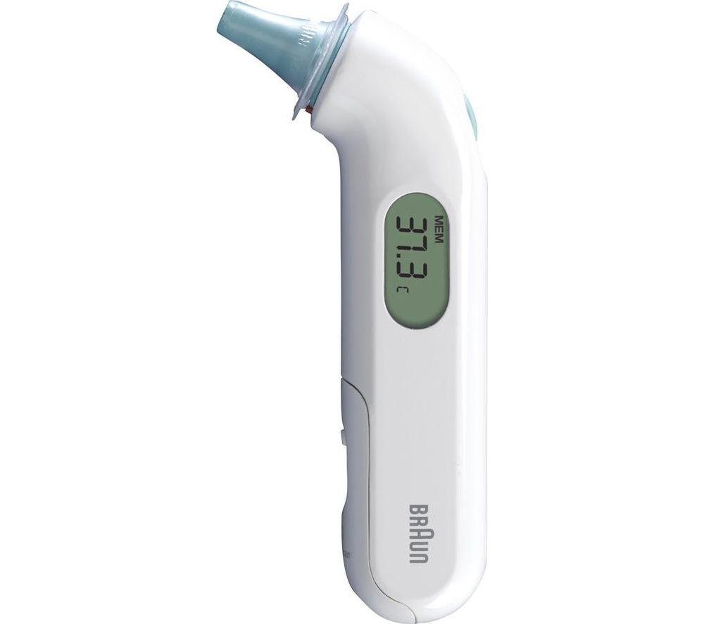 BRAUN ThermoScan 3 IRT 3030 Ear Thermometer - White and Green