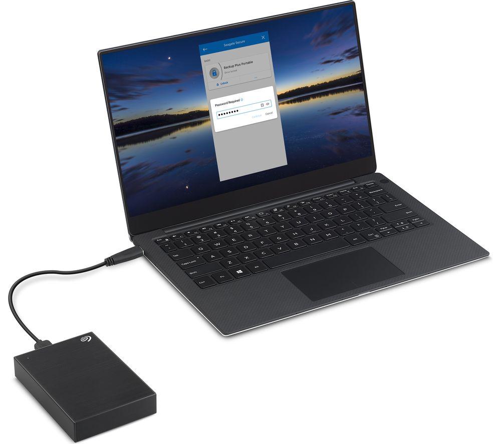 SEAGATE One Touch Portable Hard Drive - 4 TB, Black