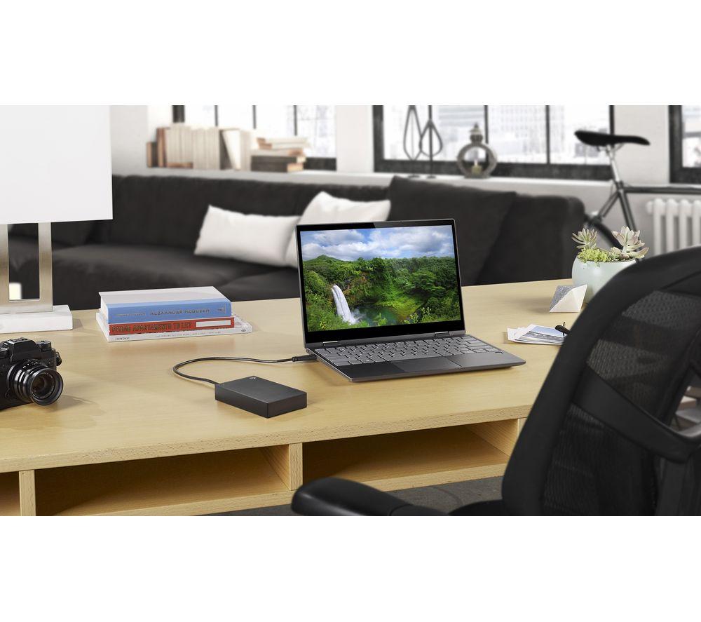 SEAGATE One Touch Portable Hard Drive - 4 TB, Black