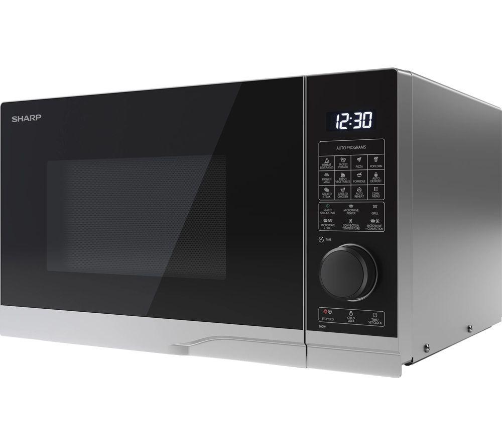 SHARP Premium Series YC-PC284AU-S Combination Microwave - Silver