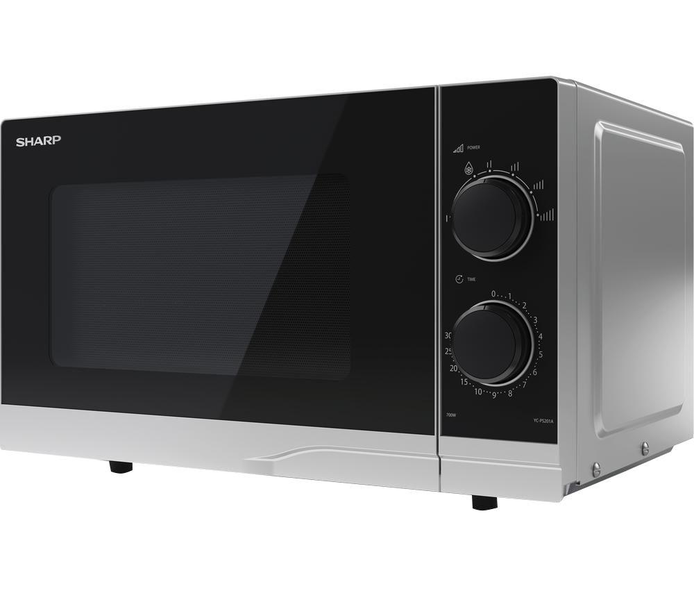 SHARP Premium Series YC-PS201AU-S Solo Microwave - Silver