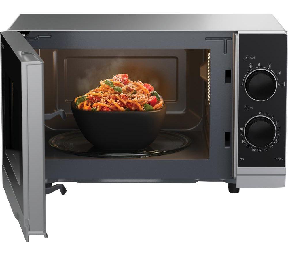 SHARP Premium Series YC-PS201AU-S Solo Microwave - Silver
