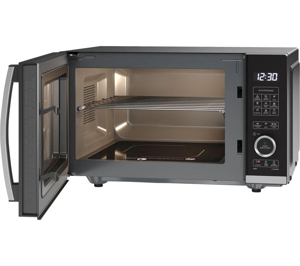 Microondas con grill SHARP Quality Series YC-QG204AU-B - Negro
