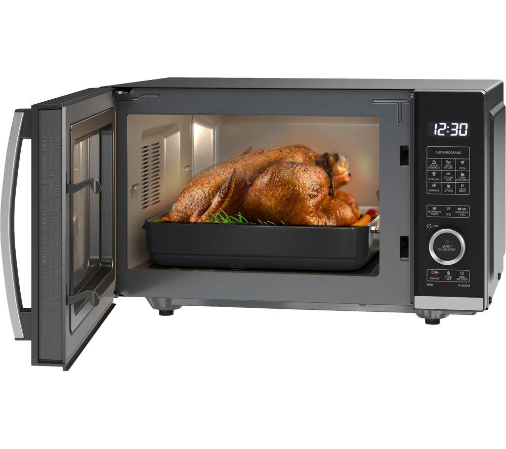 SHARP Quality Series YC-QG204AU-B Microwave with Grill - Black