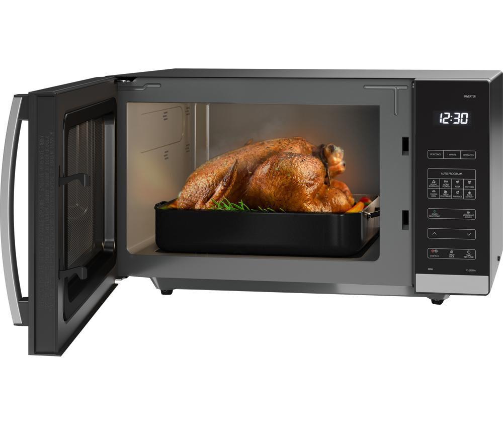 SHARP Quality Series YC-QS302AU-B Solo Microwave - Black