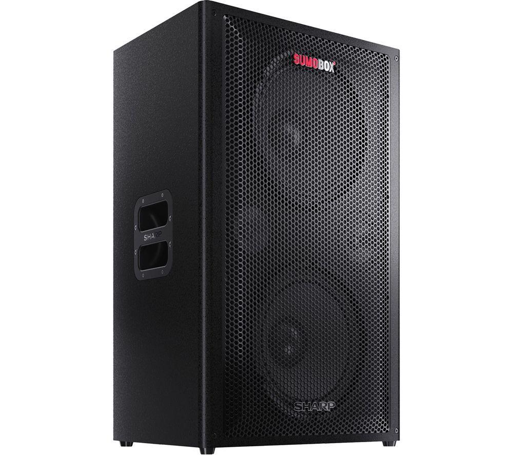 SHARP SumoBox PRO CP-LS200 Portable Bluetooth Megasound Party Speaker - Black