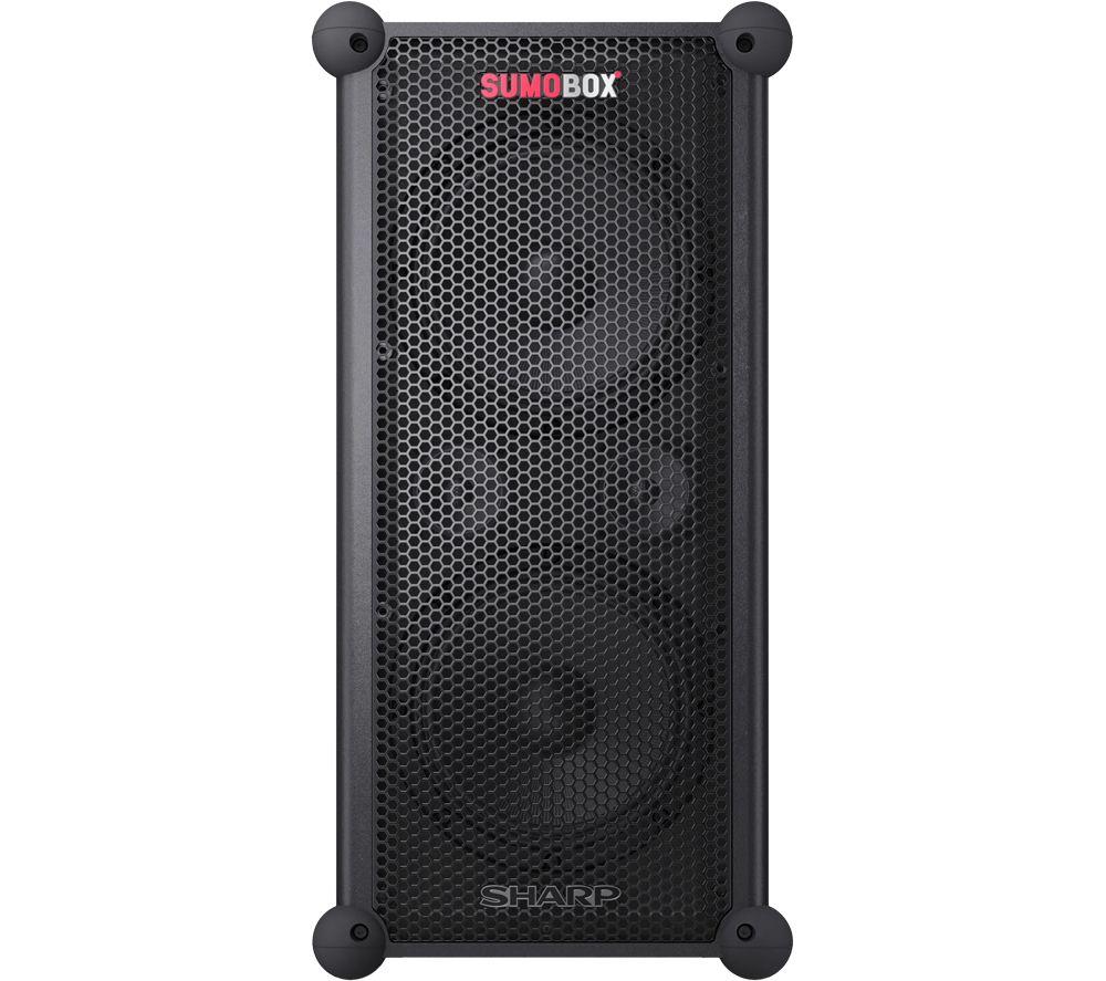 SHARP SumoBox CP-LS100 Portable Bluetooth Megasound PA Speaker - Black
