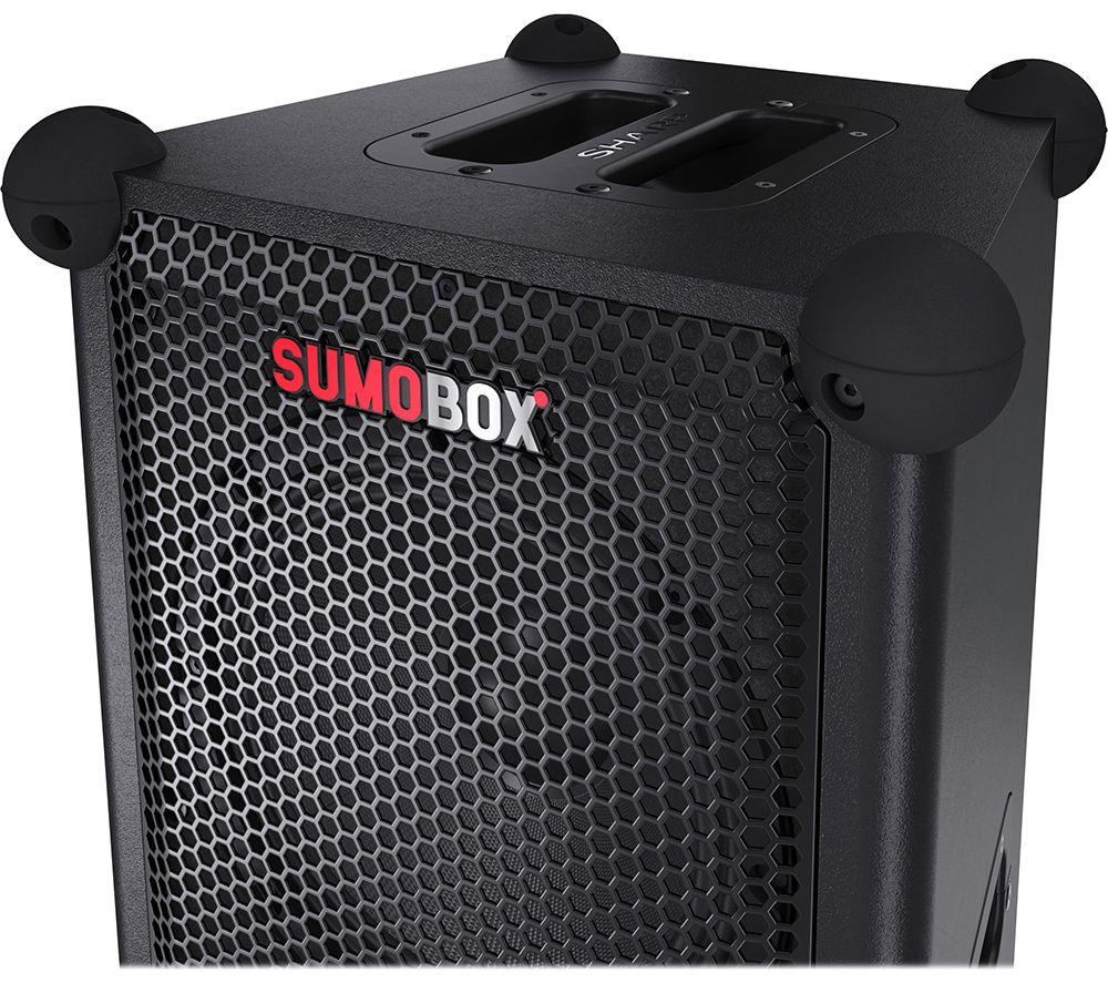SHARP SumoBox CP-LS100 Portable Bluetooth Megasound PA Speaker - Black