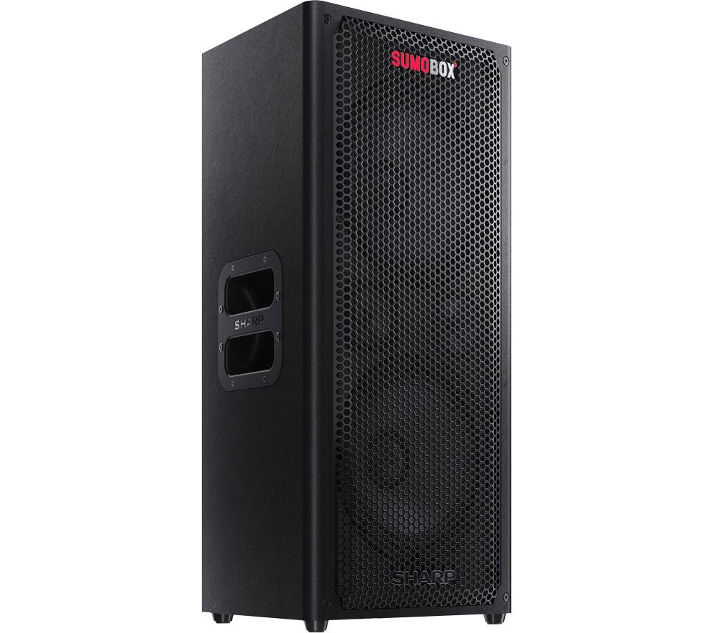 SHARP SumoBox CP-LS100 Portable Bluetooth Megasound PA Speaker - Black