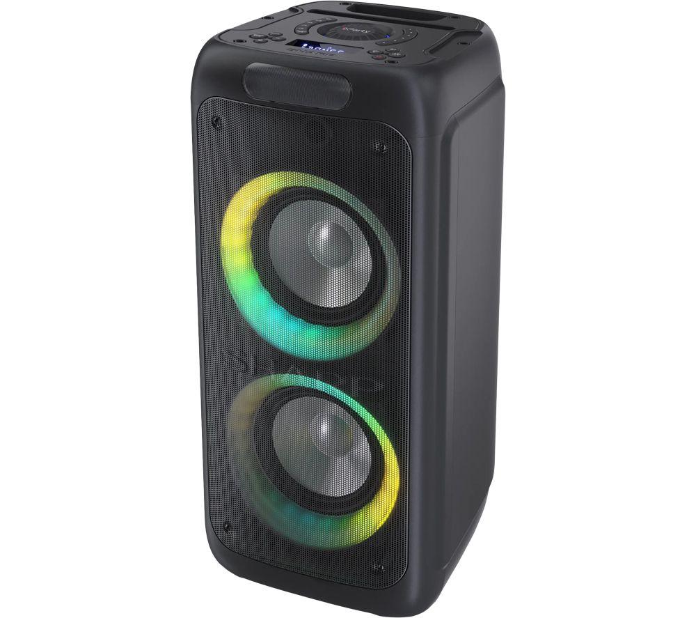SHARP XParty Street Beat PS-949 Portable Bluetooth Megasound Party Speaker with Microphone - Black