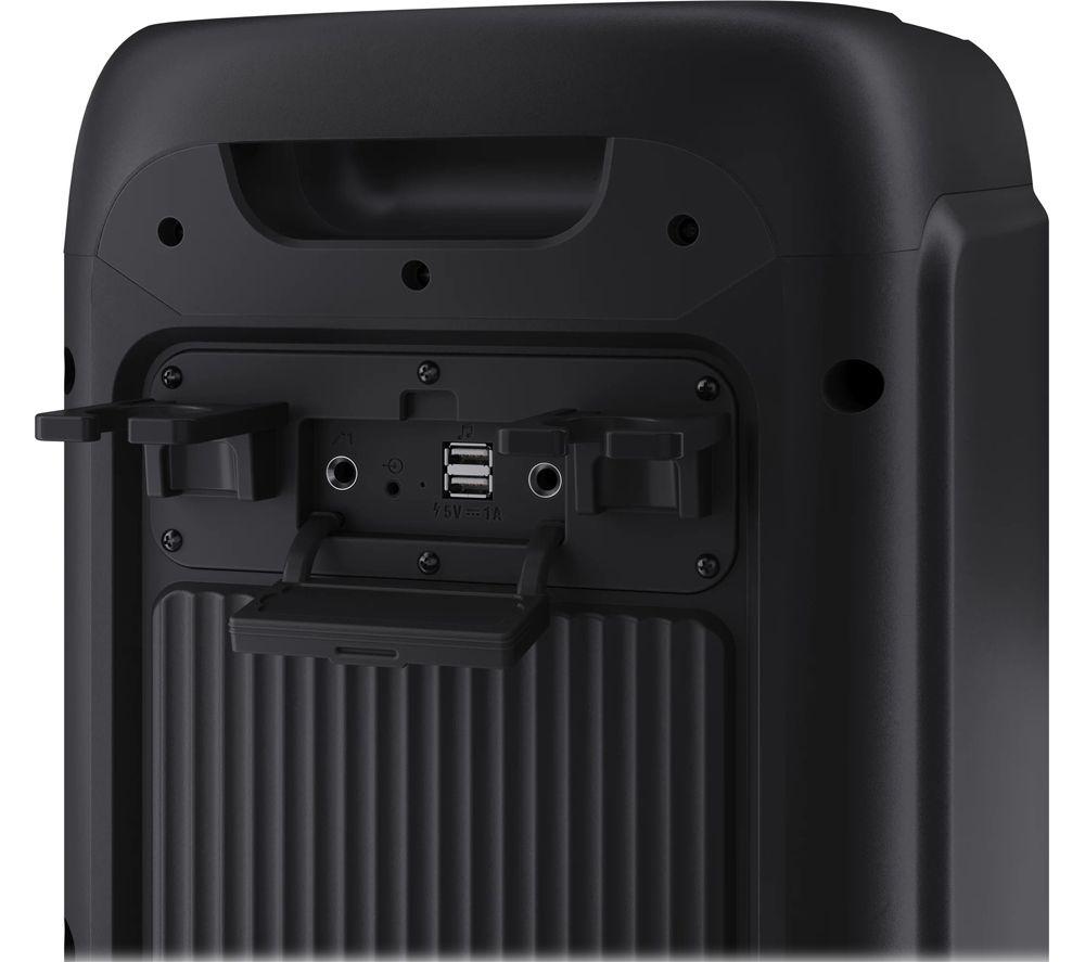 SHARP XParty Street Beat PS-949 Portable Bluetooth Megasound Party Speaker with Microphone - Black