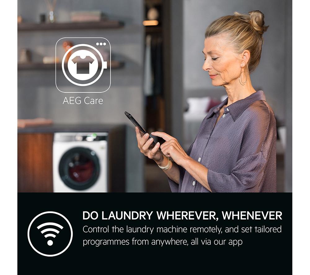 AEG LFR61944AD WiFi-enabled 9 kg 1400 Spin Washing Machine - White