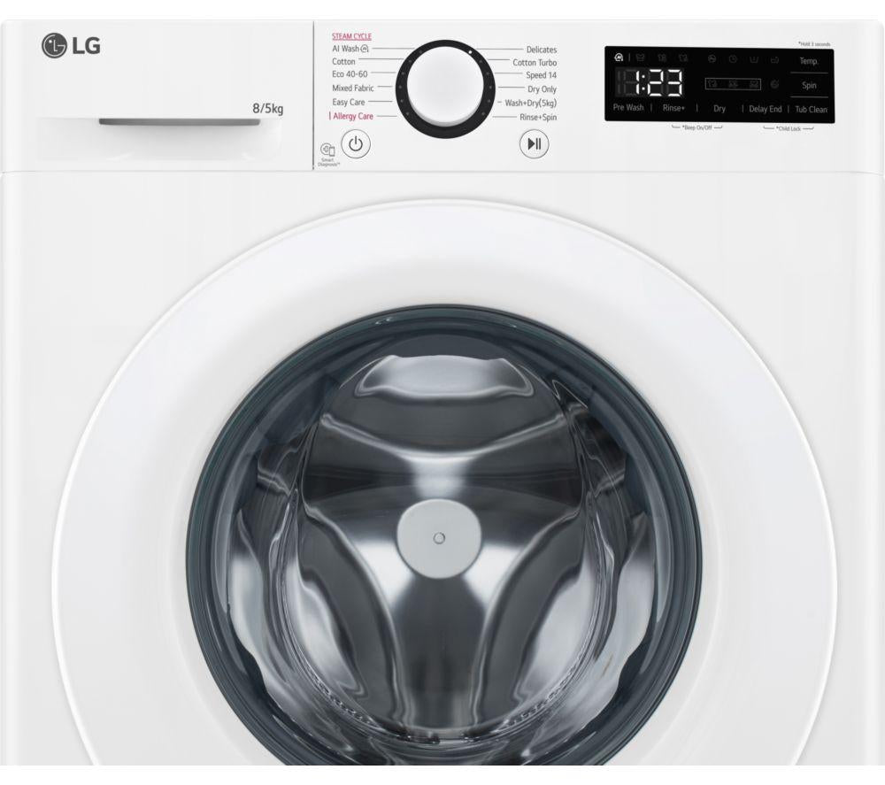 Lavadora secadora LG Series 3 Counter-Depth MAX FWY385WWLN1 de 8 kg - Blanca