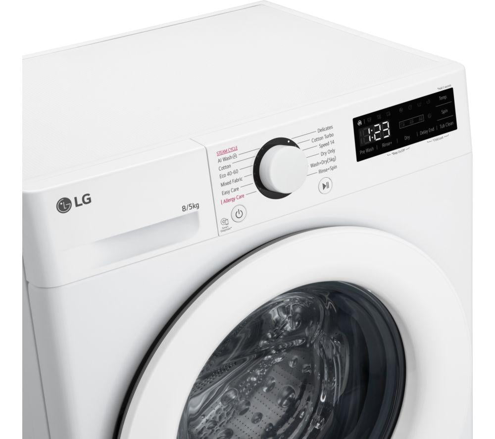 Lavadora secadora LG Series 3 Counter-Depth MAX FWY385WWLN1 de 8 kg - Blanca