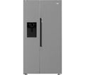 BEKO Pro HarvestFresh ASP342VPS American-Style Fridge Freezer - Stainless Steel