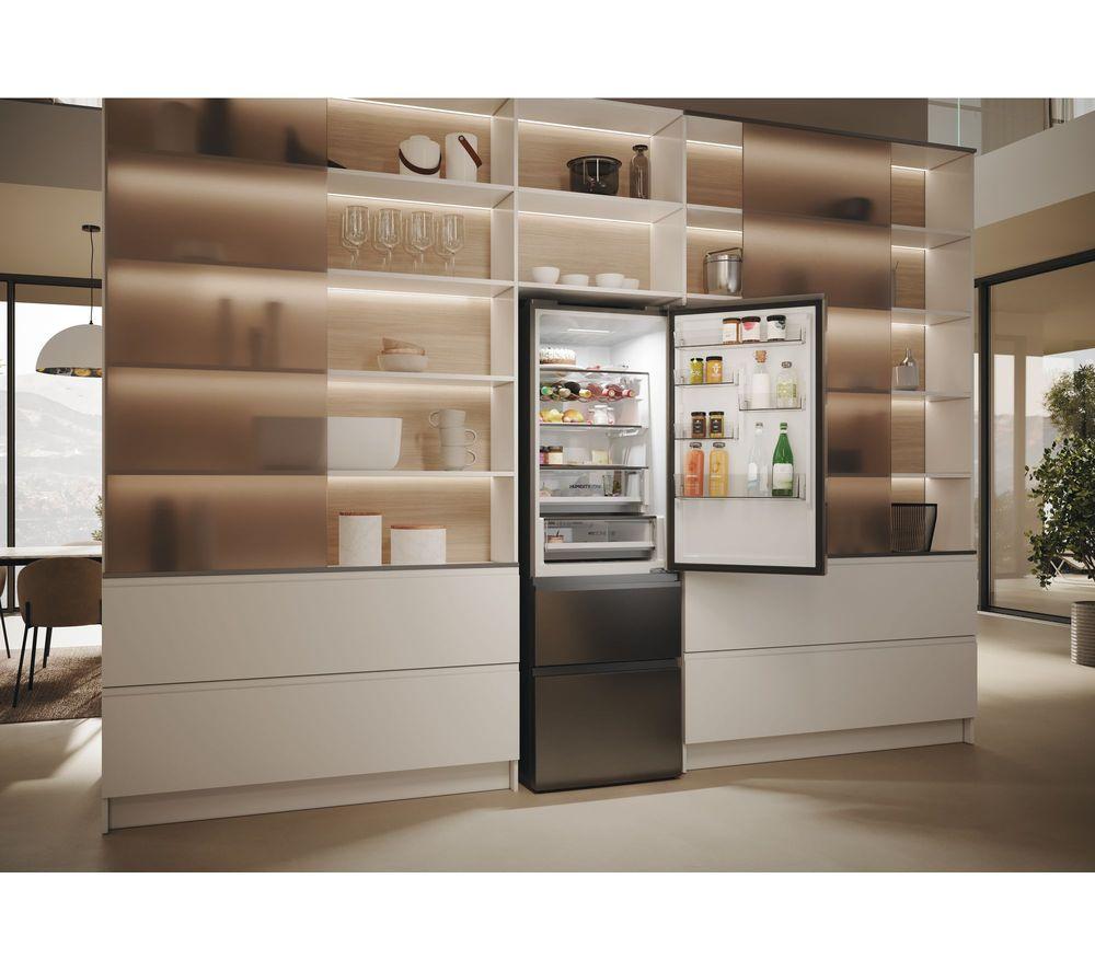 Frigorífico Combi HAIER HTW5618ENMP - Inox Platino