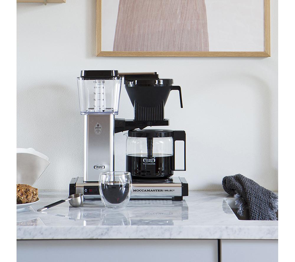 MOCCAMASTER KBG Select 53801 Cafetera de filtro - Plata pulida