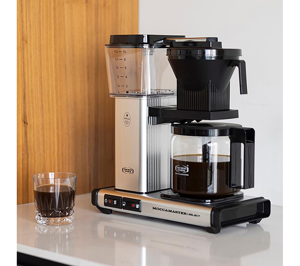 MOCCAMASTER KBG Select 53801 Cafetera de filtro - Plata pulida
