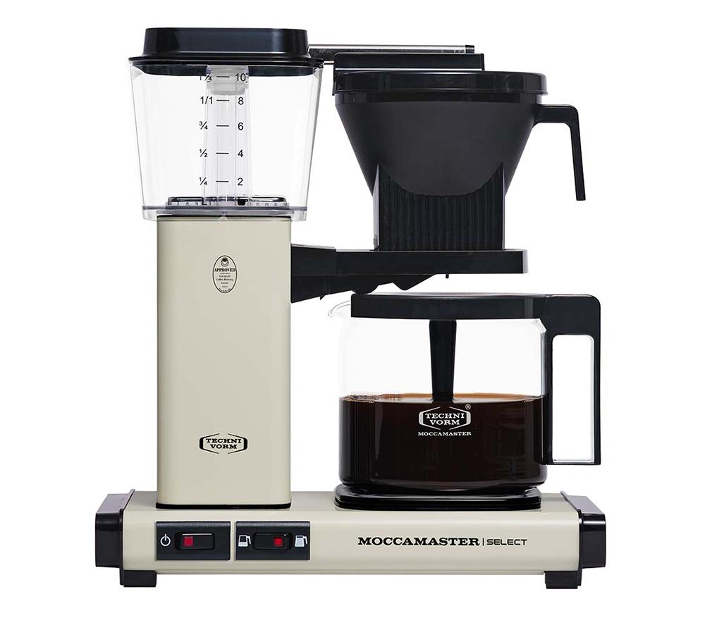 MOCCAMASTER KBG Select 53805 Filter Coffee Machine - Off White