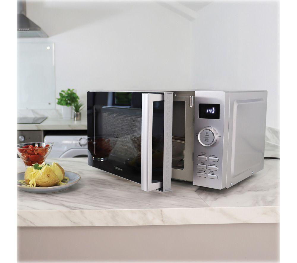 STATESMAN SKMS0820DSS Solo Microwave - Silver