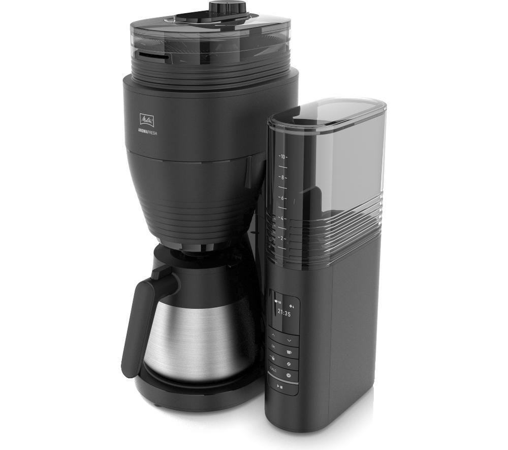 MELITTA AromaFresh II Therm Pro Cafetera de filtro - Negra y Plateada
