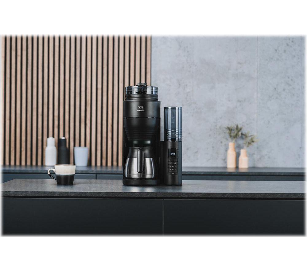 MELITTA AromaFresh II Therm Pro Cafetera de filtro - Negra y Plateada