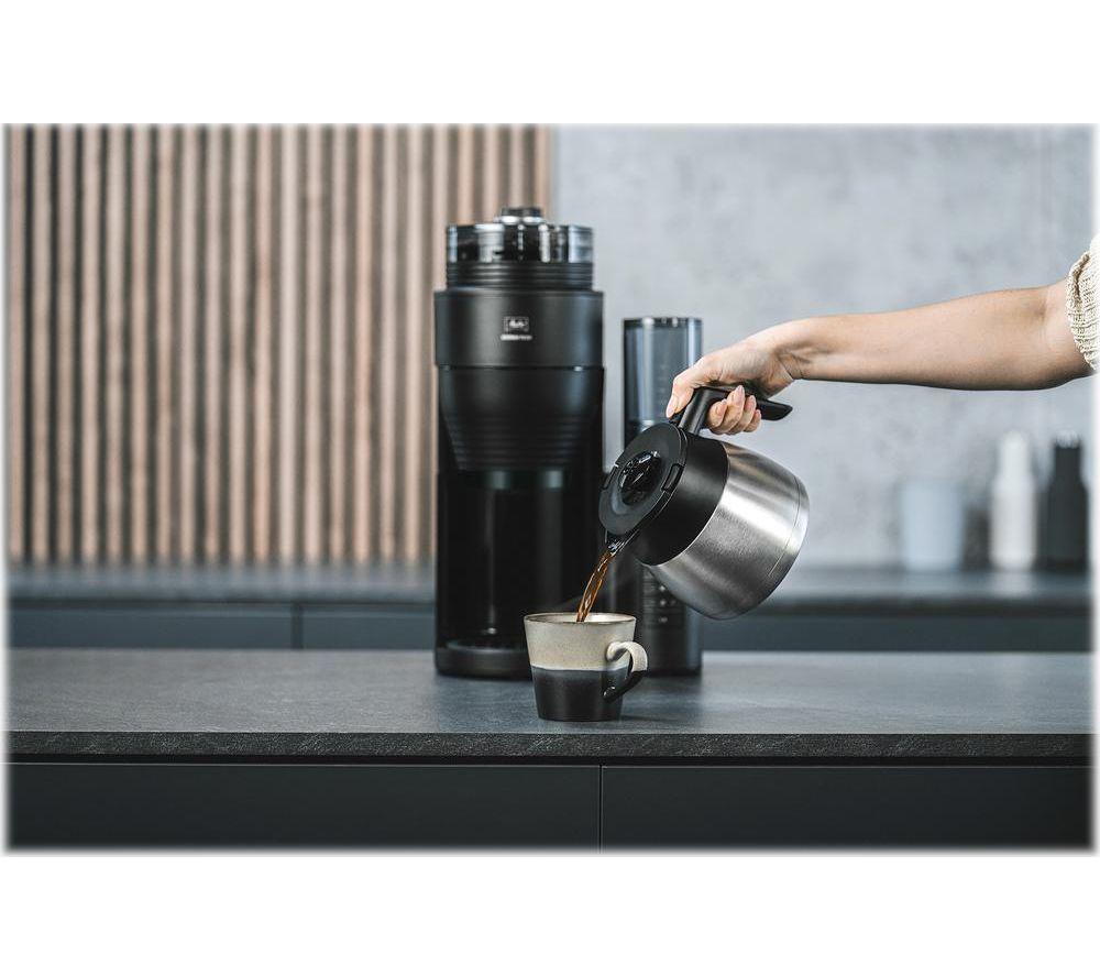 MELITTA AromaFresh II Therm Pro Cafetera de filtro - Negra y Plateada