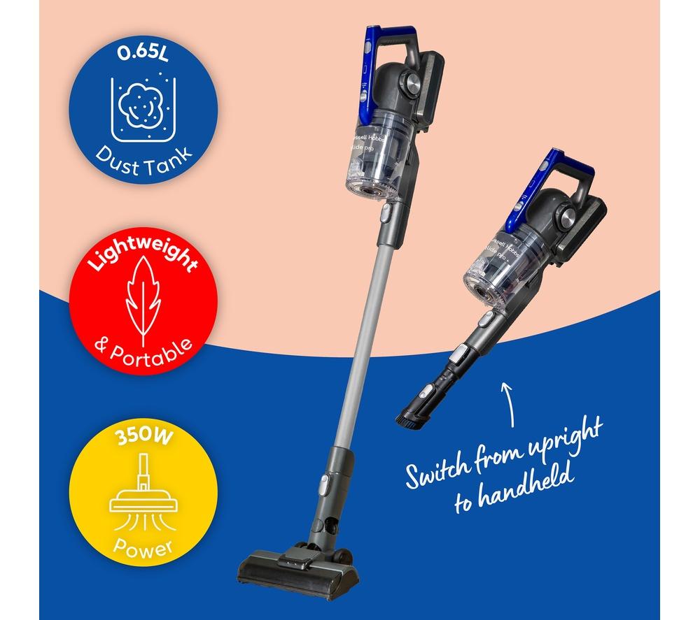 Aspiradora sin cable RUSSELL HOBBS Glide Pro Plus RHHS4101 - Gris y azul
