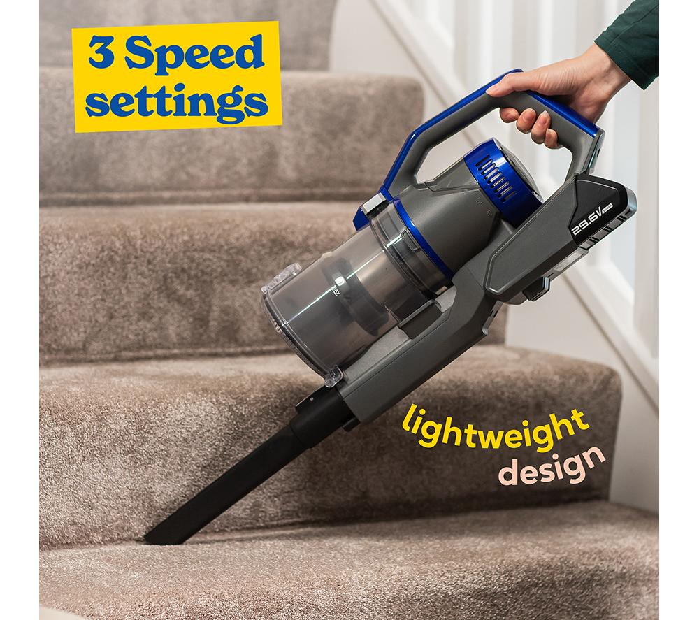 RUSSELL HOBBS Turbo Charge RHHS5101 Cordless Vacuum Cleaner - Grey & Blue