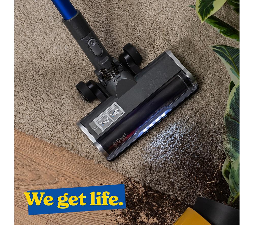 RUSSELL HOBBS Turbo Charge RHHS5101 Cordless Vacuum Cleaner - Grey & Blue