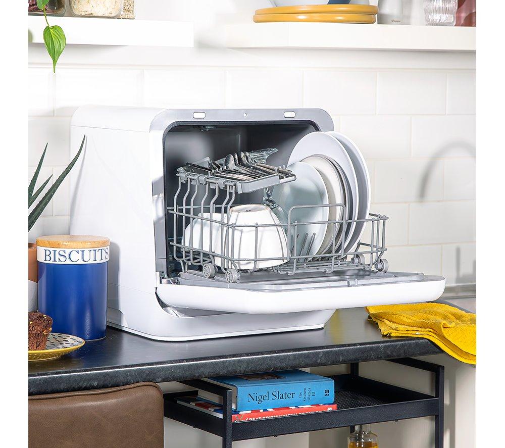 RUSSELL HOBBS RH2TTDW101W Table Top Dishwasher - White