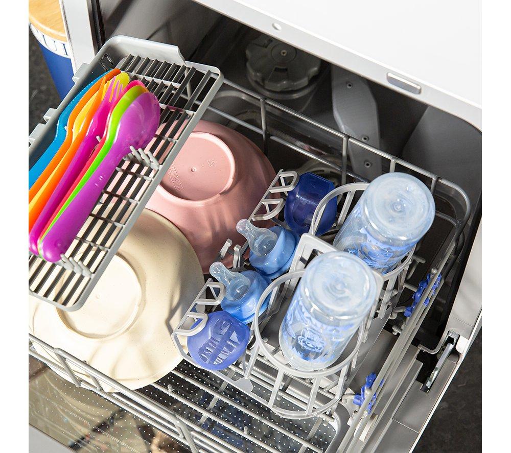 RUSSELL HOBBS RH2TTDW101W Table Top Dishwasher - White