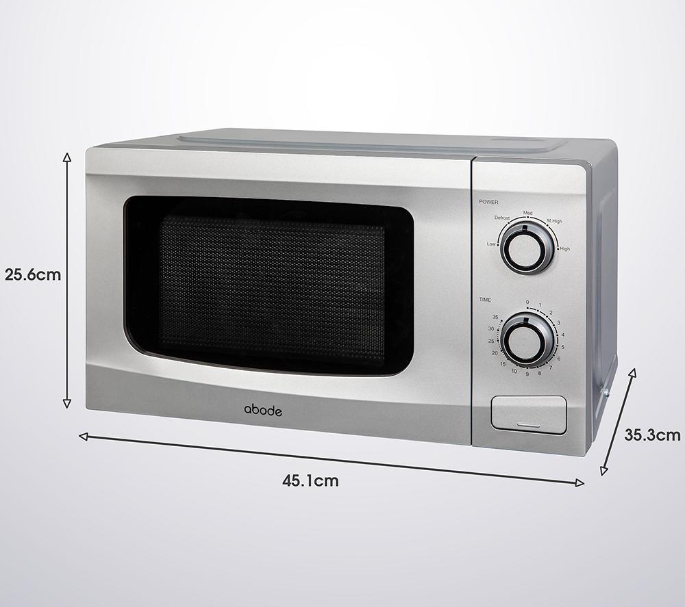 ABODE AMM2001S Compact Solo Microwave - Silver