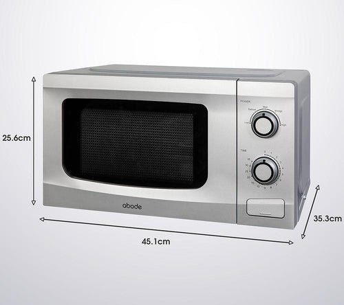 ABODE AMM2001S Compact Solo Microwave - Silver