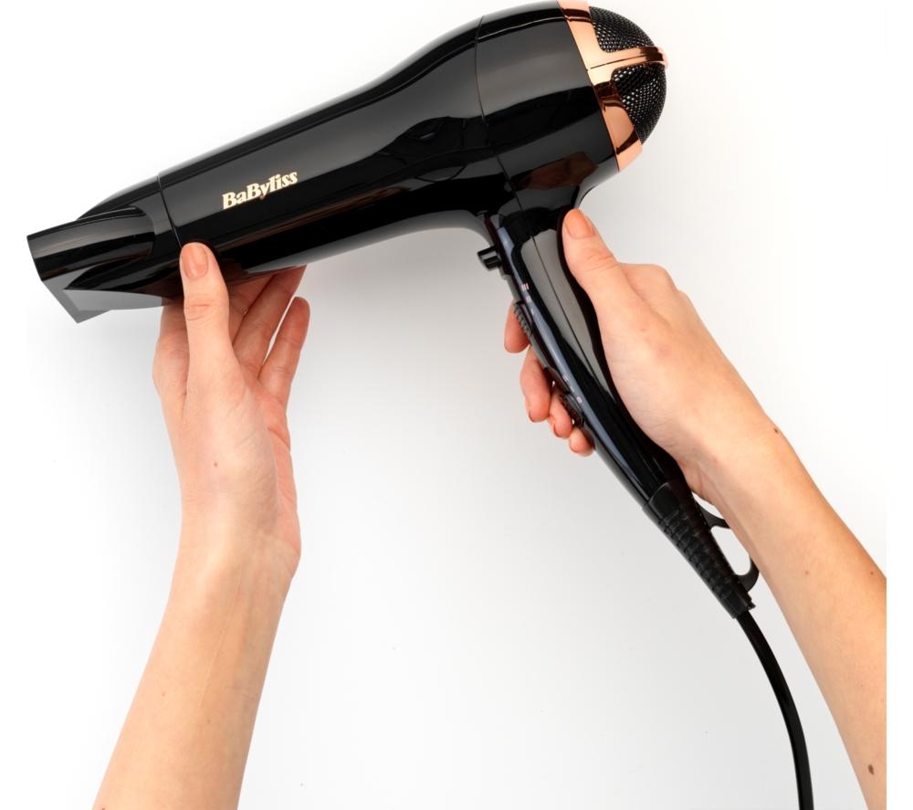 BABYLISS Rose Lustre 2400 Hair Dryer - Black