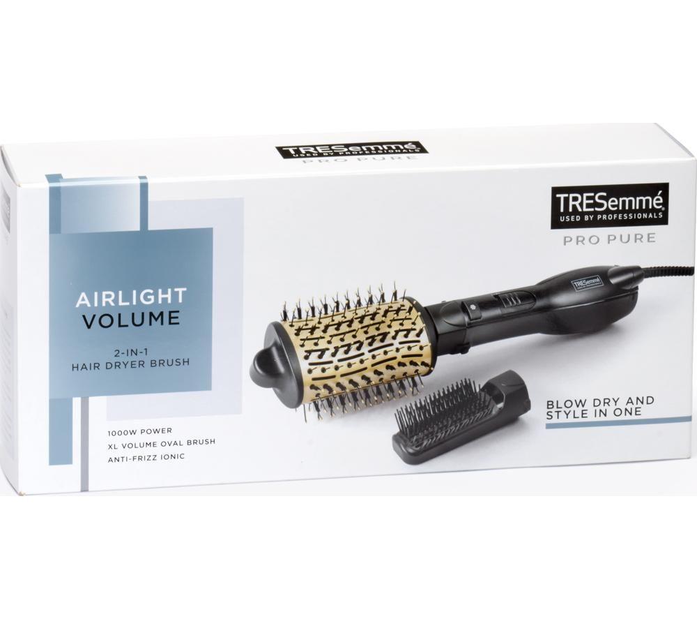 TRESEMME 2787U Airlight Volume 2-in-1 Hair Dryer Brush - Black & Gold