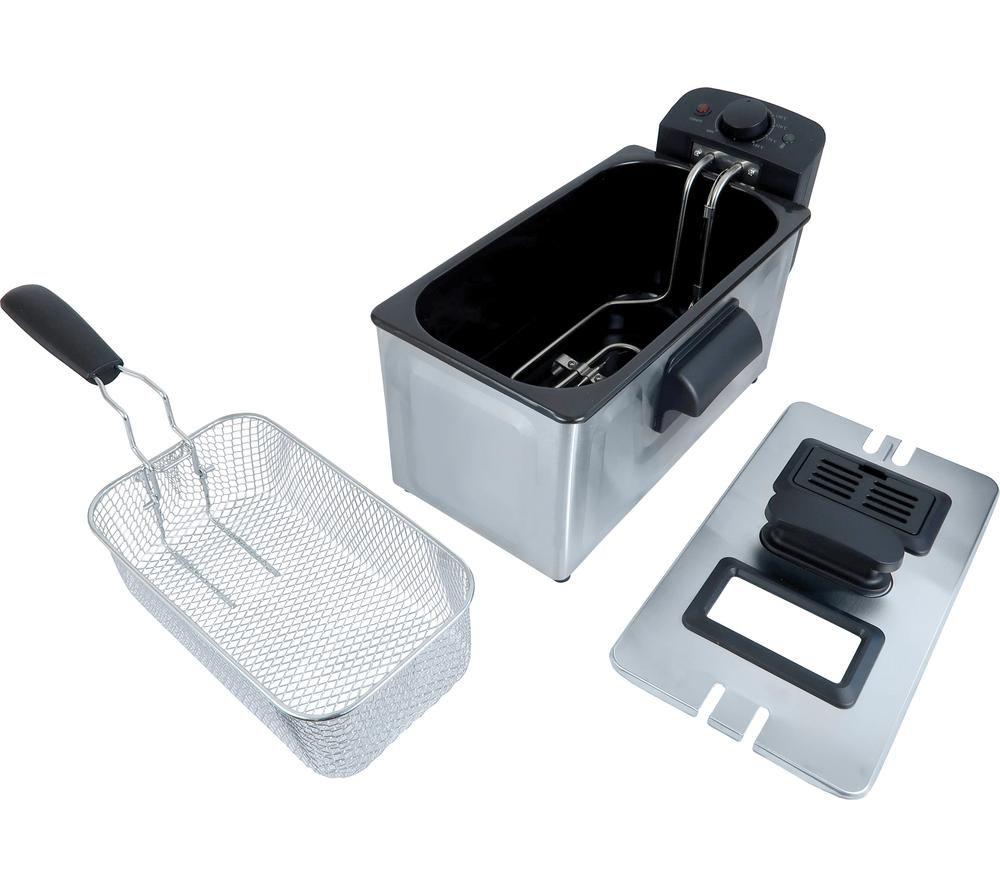 IGENIX IGTB1030SS Deep Fryer - Black & Silver
