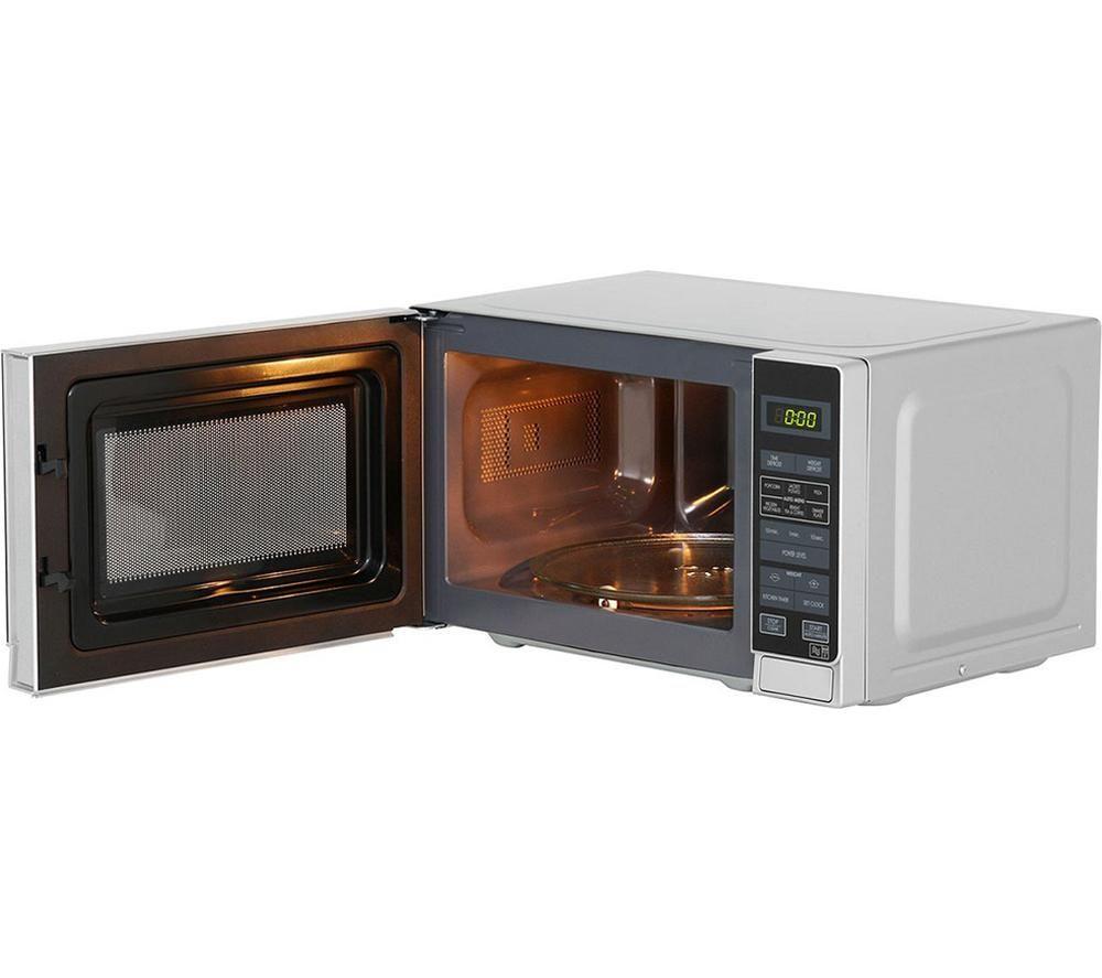 SHARP R272SLM Solo Microwave - Silver