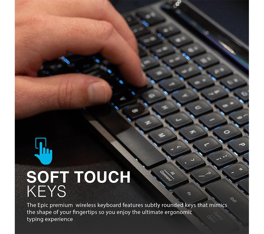 Teclado inalámbrico JLAB Epic - Negro