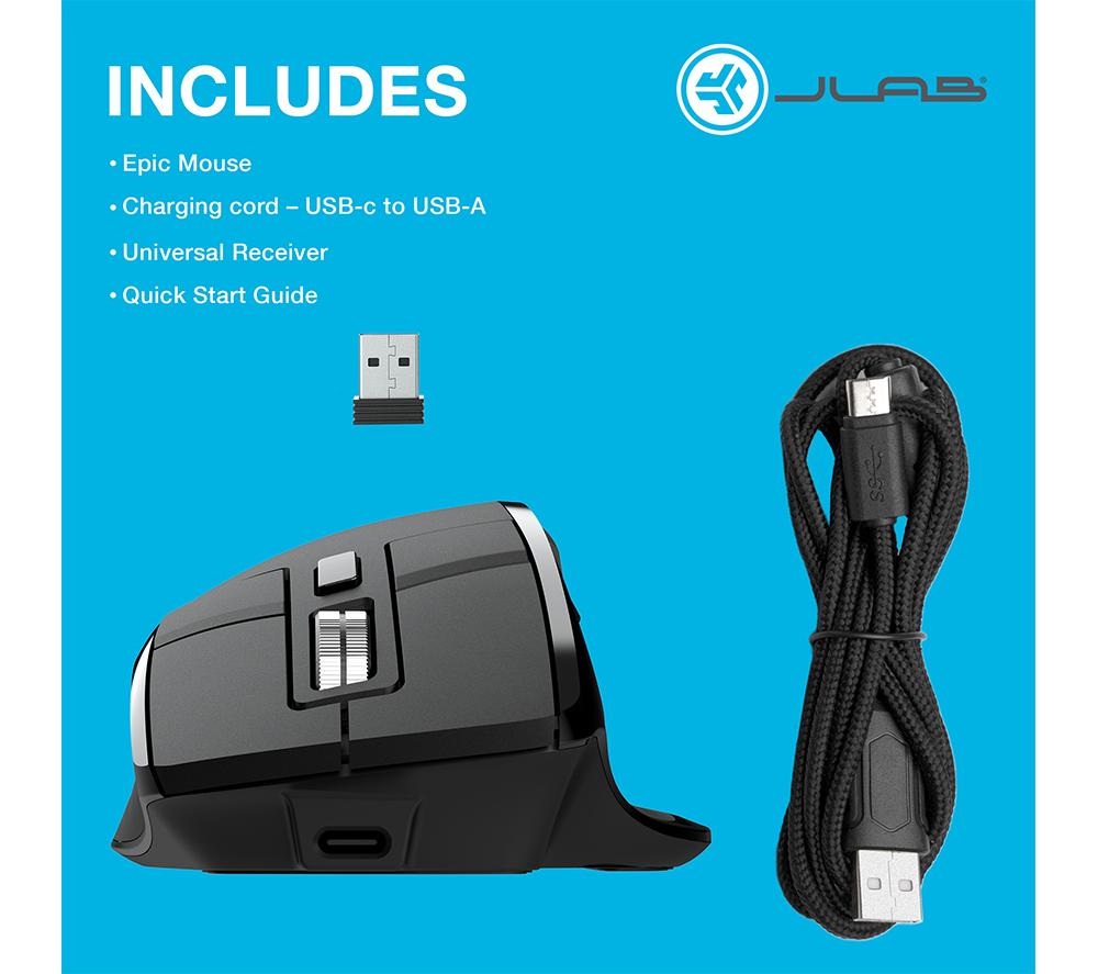 Ratón óptico inalámbrico JLAB Epic