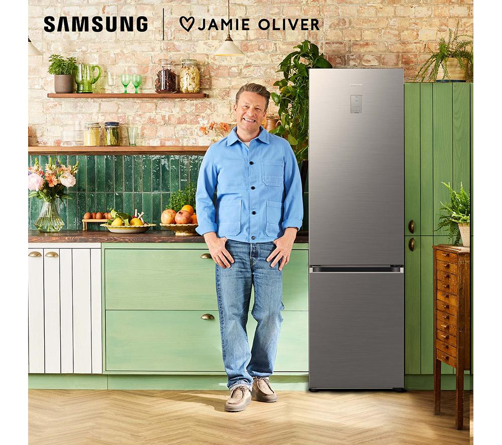 SAMSUNG Bespoke SpaceMax RL38C776ASR/EU Frigorífico y Congelador Smart 70/30 - Plateado