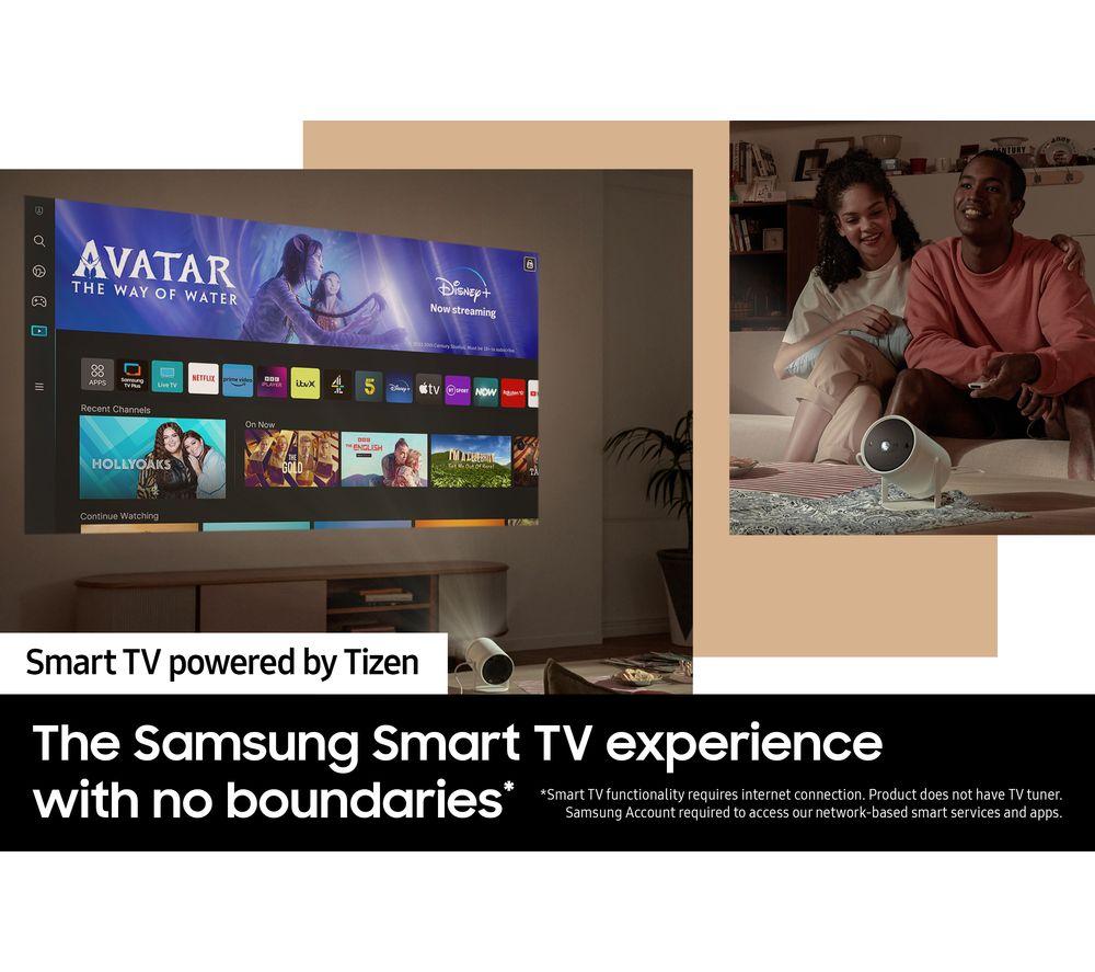 SAMSUNG The Freestyle 2nd Gen Portable Smart Full HD Projector - SP-LFF3CLAX