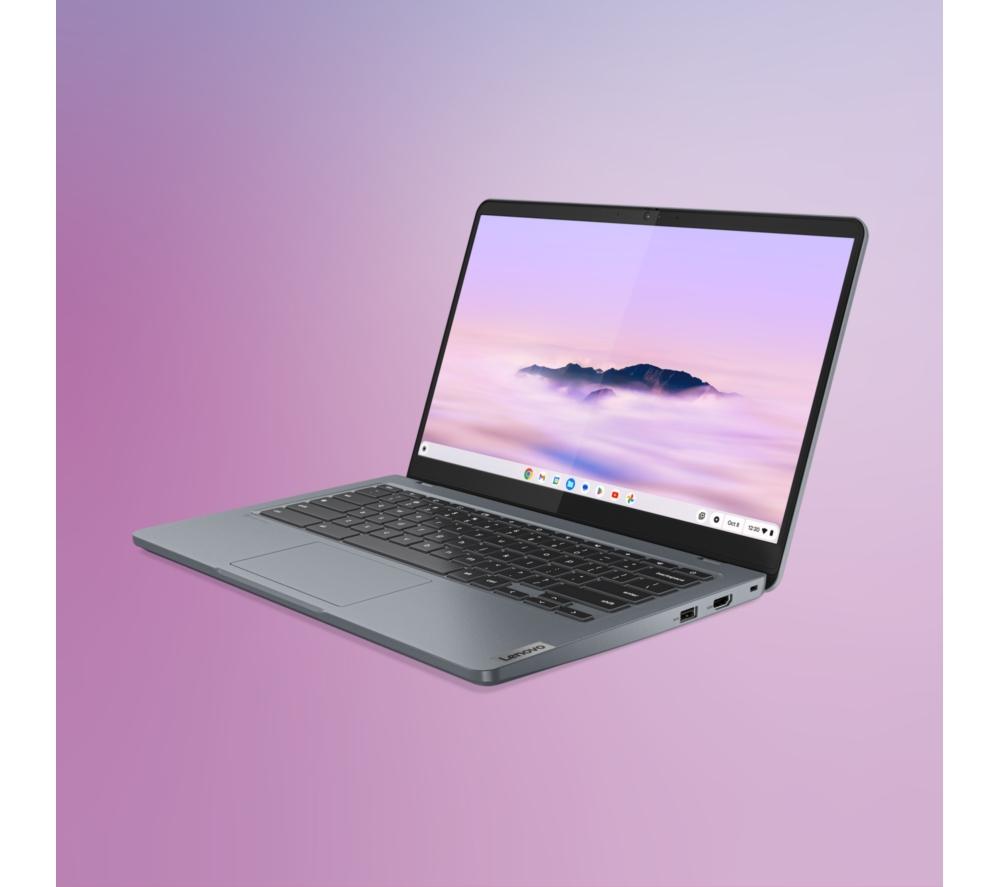 LENOVO IdeaPad Slim 3i 14" Chromebook Plus - Intel® Core™ i3, 256 GB eMMC, Gris