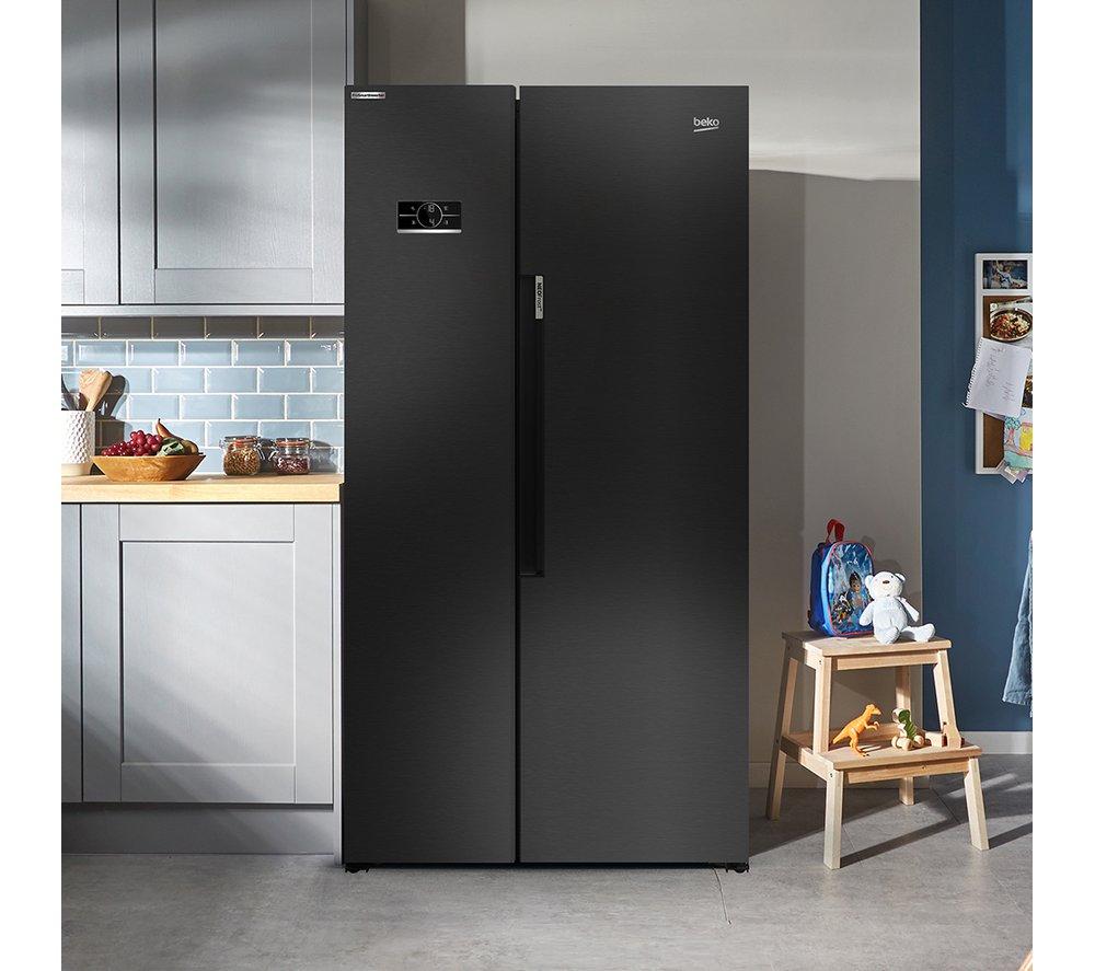 BEKO Pro HarvestFresh ASL1442VPZ Frigorífico Americano - Acero Negro