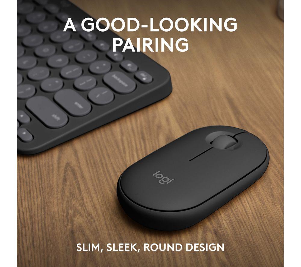 LOGITECH Pebble 2 MK380 Wireless Keyboard & Mouse Set - Graphite